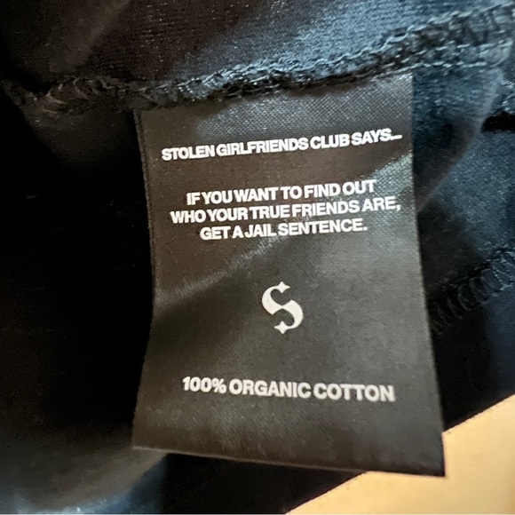 Stolen Girlfriends Club | True Thoughts T-Shirt I Heart SGC Crewneck Tee Size S - Picture 11 of 11